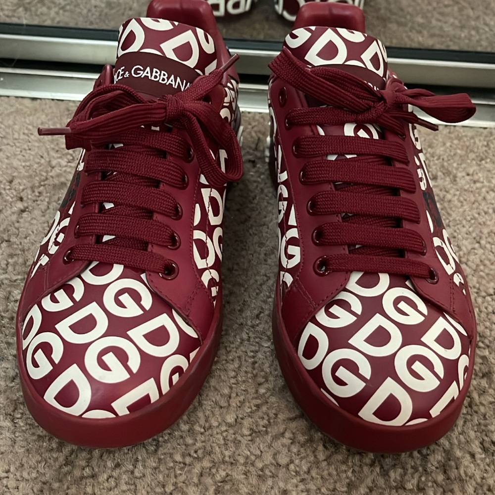 Burgundy Dolce&Gabbana sneakers size 37